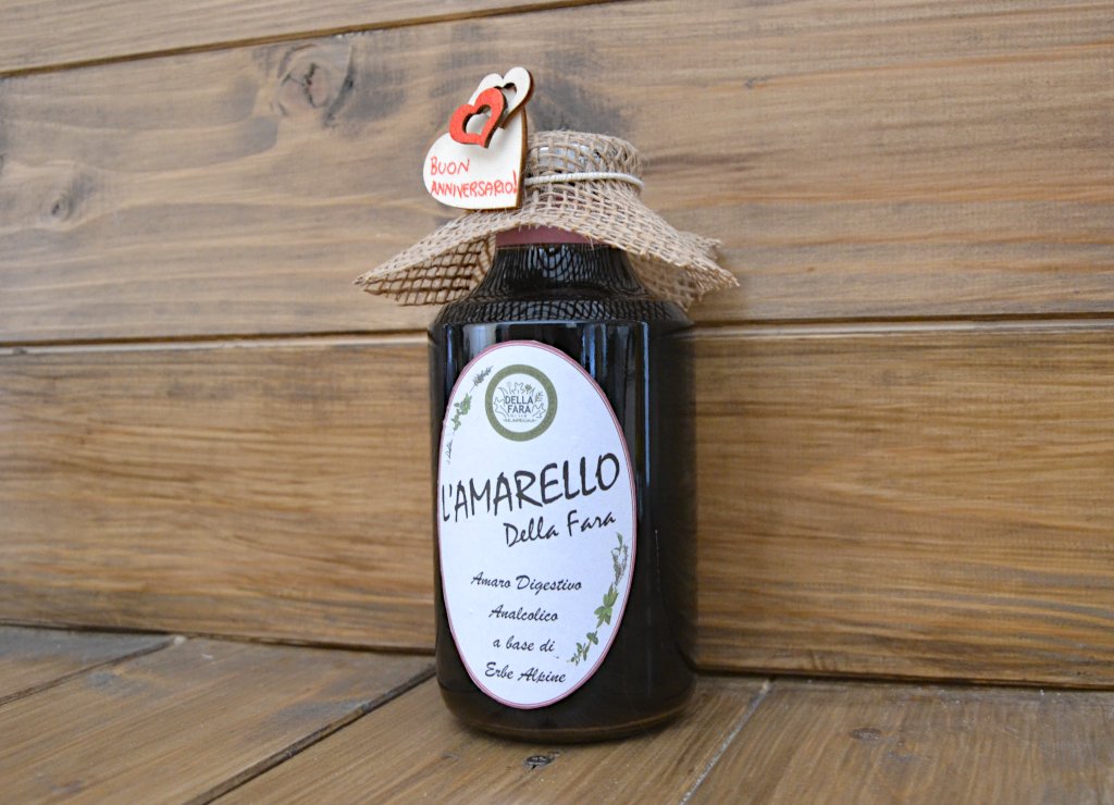 Bomboniera con amaro L'Amarello - immagine 3