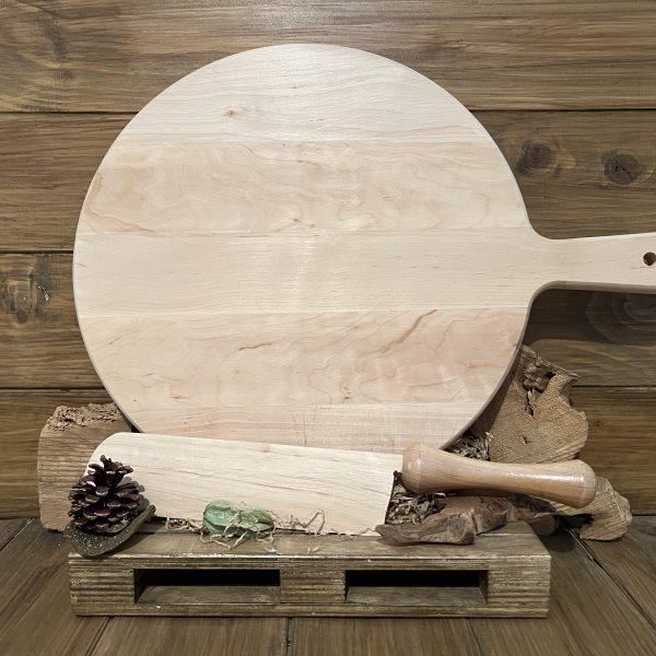 Tagliere Polenta in Legno Diametro 34cm